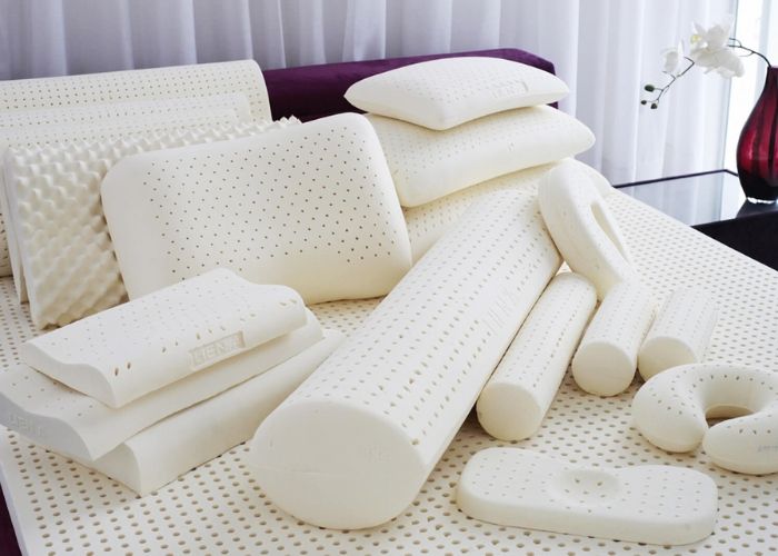 Nệm cao su non thường khá nhẹ, đàn hồi tốt 