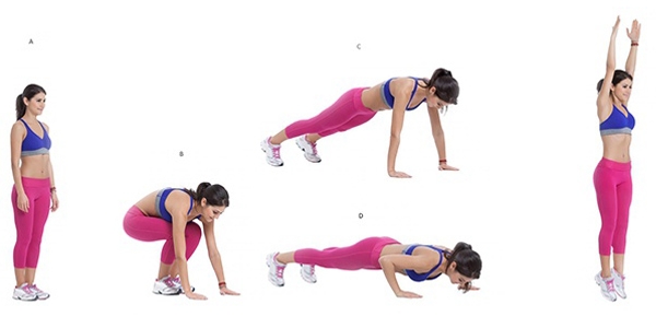 Bài tập HIIT Burpees