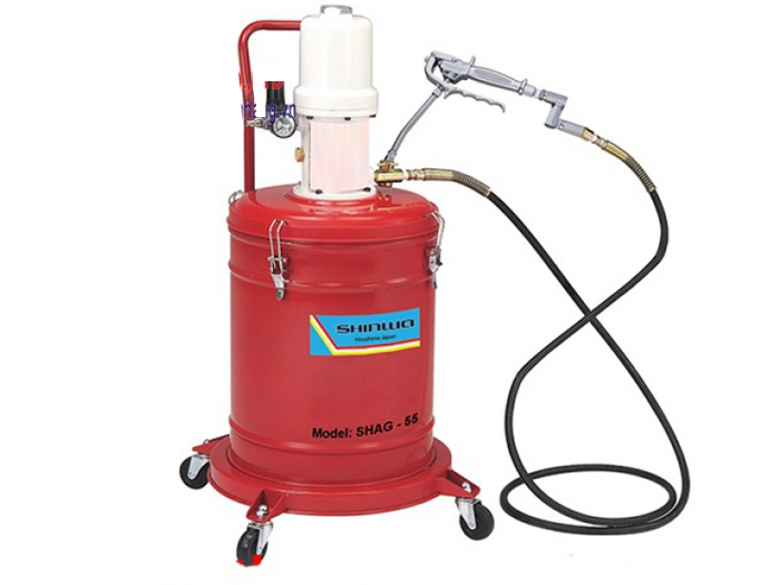 Máy bơm mỡ bằng khí nén Shinwa SHAG 55 Máy bơm mỡ bằng khí nén Shinwa SHAG 55