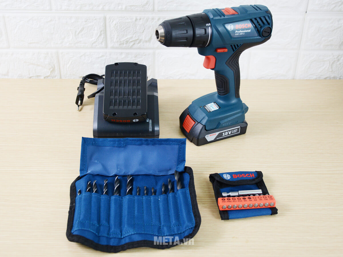 Máy khoan pin 18V Bosch GSR 180-LI
