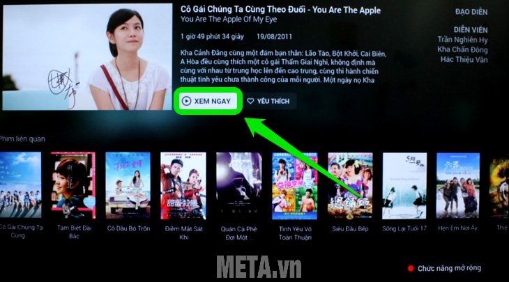 cách sử dụng ứng dụng FPT play để xem phim, truyền hình trên tivi Sony