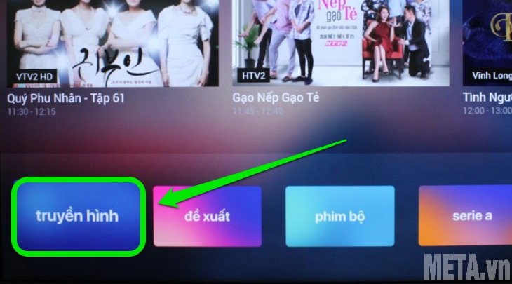 cách sử dụng ứng dụng FPT play để xem phim, truyền hình trên tivi Sony