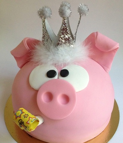 Bánh sinh nhật con heo (lợn) cho người tuổi Hợi ấn tượng nhất