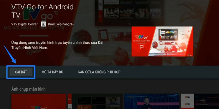 Ứng dụng VTV Go Ứng dụng VTV Go