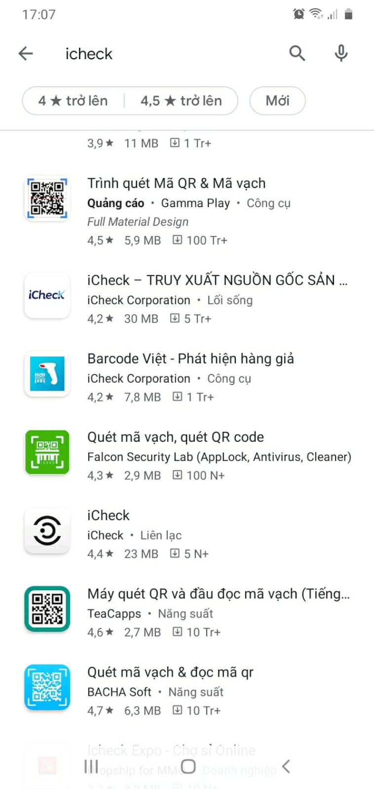 Cài đặt phần mềm, ứng dụng quét mã QR code