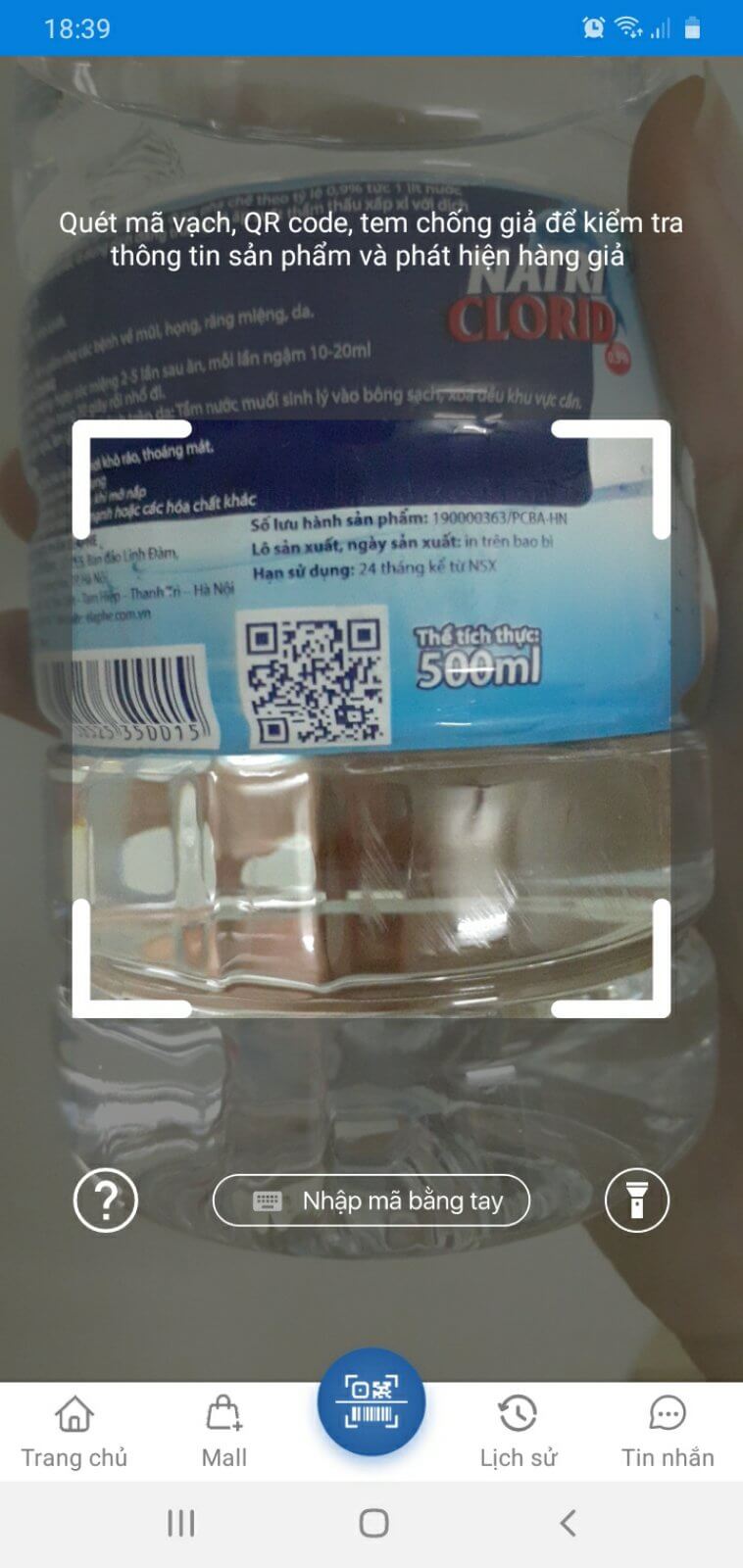 Cách quét mã QR code trên Android, iOS để truy xuất nguồn gốc sản phẩm