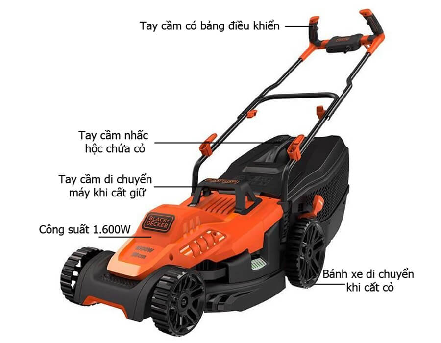 Máy cắt cỏ Black&Decker BEMW471BH