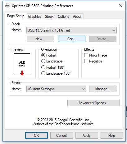  Hướng dẫn sử dụng máy in mã vạch Xprinter XP-350B cài đặt khổ giấy
