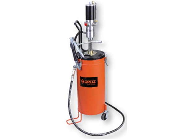Thiết bị bơm mỡ bằng khí nén có bình 15kg Groz BGRP 15 Thiết bị bơm mỡ bằng khí nén có bình 15kg Groz BGRP 15