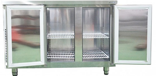 Tủ mát bàn chặt inox công nghiệp cao cấp HWI-1500TR