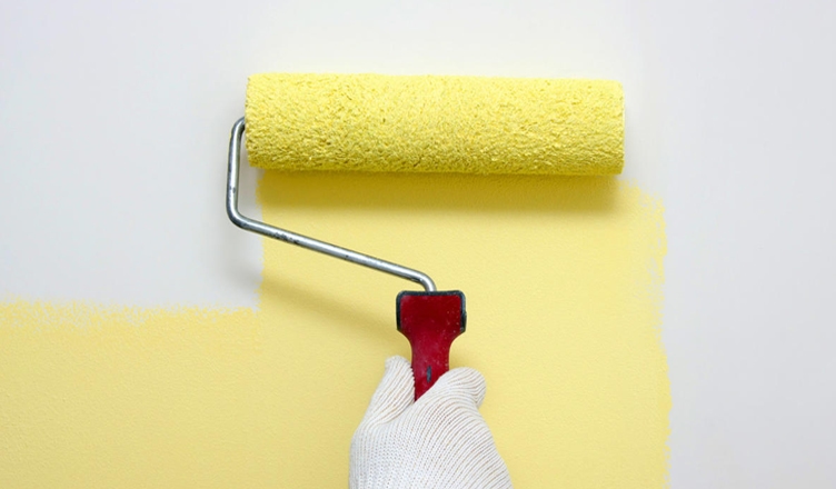 Nên lăn từ 2 lớp sơn trở lên để màu sơn chuẩn và đẹp