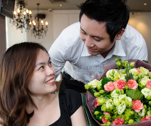Tặng hoa tươi ho vơ yêu