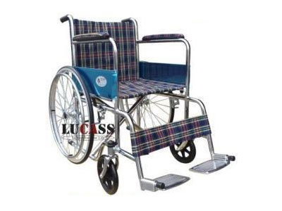 Xe lăn vải sọc caro Lucass X-97 