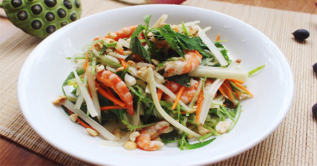 Đặc điểm và cách sử dụng ngó sen nộm trong ẩm thực Việt Nam