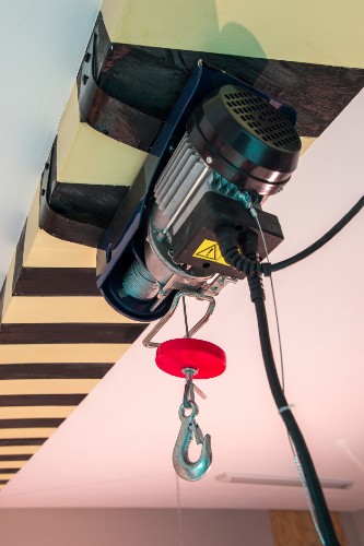 Tời điện treo có thiết kế nhỏ gọn.
