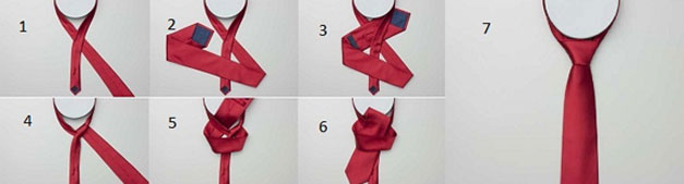 Cách thắt cà vạt kiểu pratt