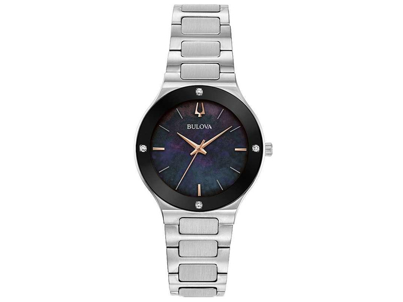 Đồng hồ Bulova 96R231 nữ đính Diamond (Mặt xà cừ)