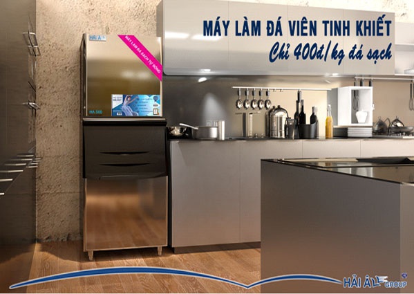 Máy làm đá viên Hải Âu giúp tiết kiệm tối đa chi phí