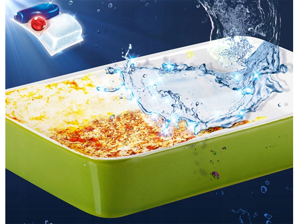 Finish Quantum Ultimate làm sạch mọi vết bẩn đã khô