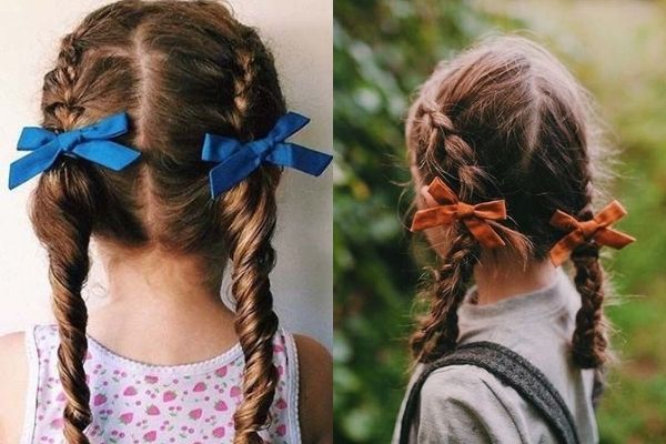 Mách mẹ các kiểu tết tóc dễ thương cho bé gái đi học, đi chơi