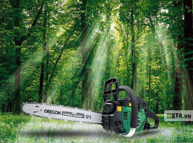 Tìm hiểu về máy cưa xích chạy xăng hay chạy điện