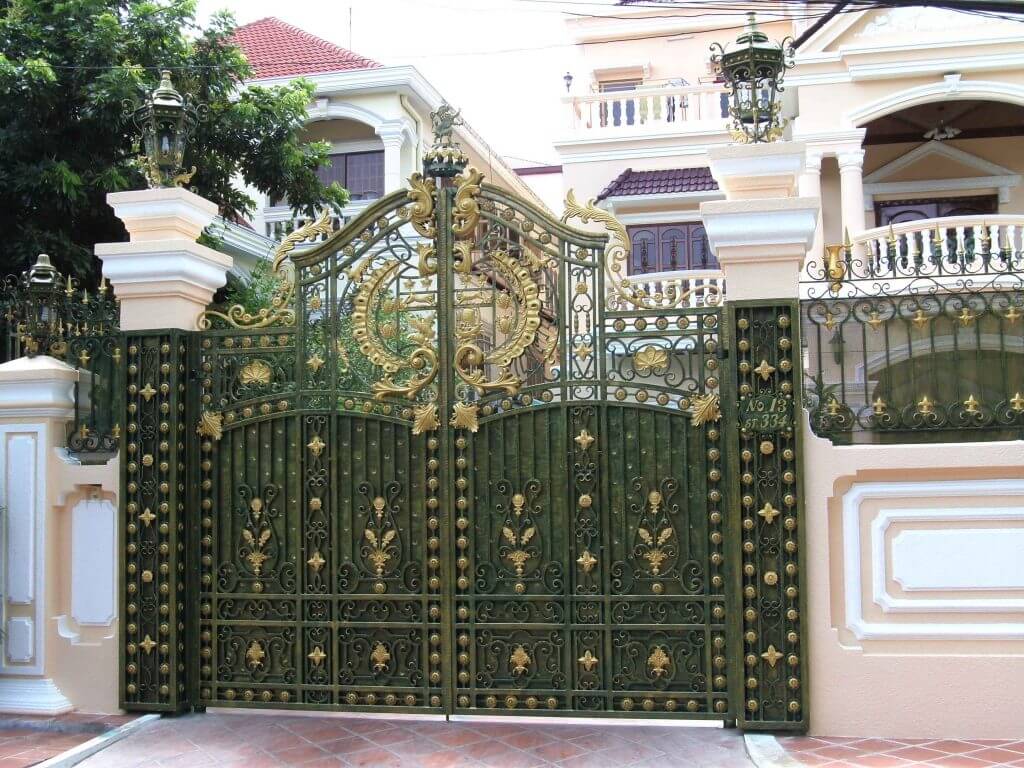 Những màu cửa sắt, cổng sắt đẹp cho nhà cấp 4, biệt thự, nhà vườn Những màu cửa sắt, cổng sắt đẹp cho nhà cấp 4, biệt thự, nhà vườn