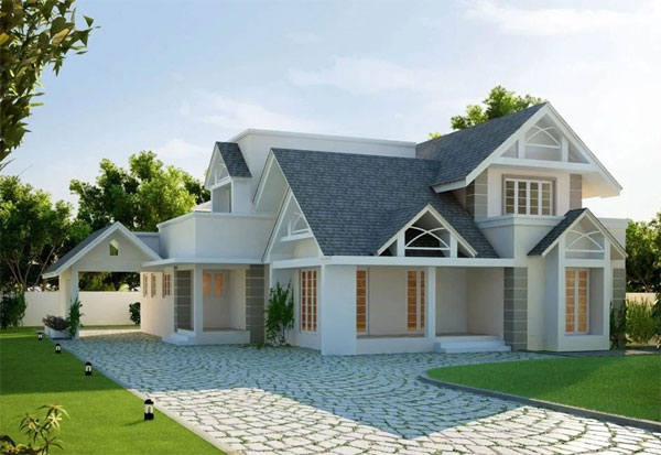 Mẫu nhà cấp 4 - 3 phòng ngủ