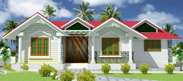 Nhà cấp 4 - 4 phòng ngủ