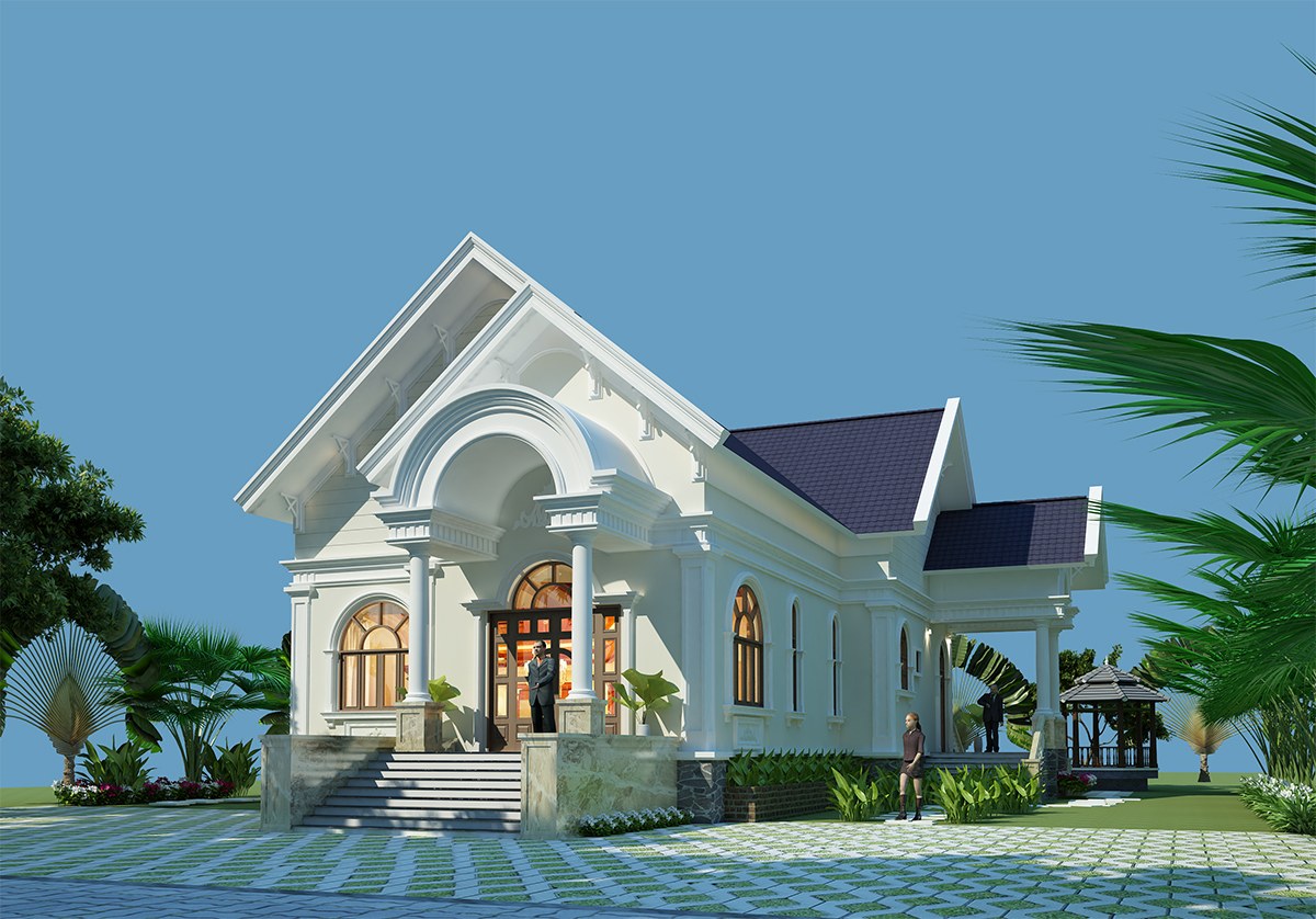 Mẫu nhà mái Thái biệt thự hoành tráng