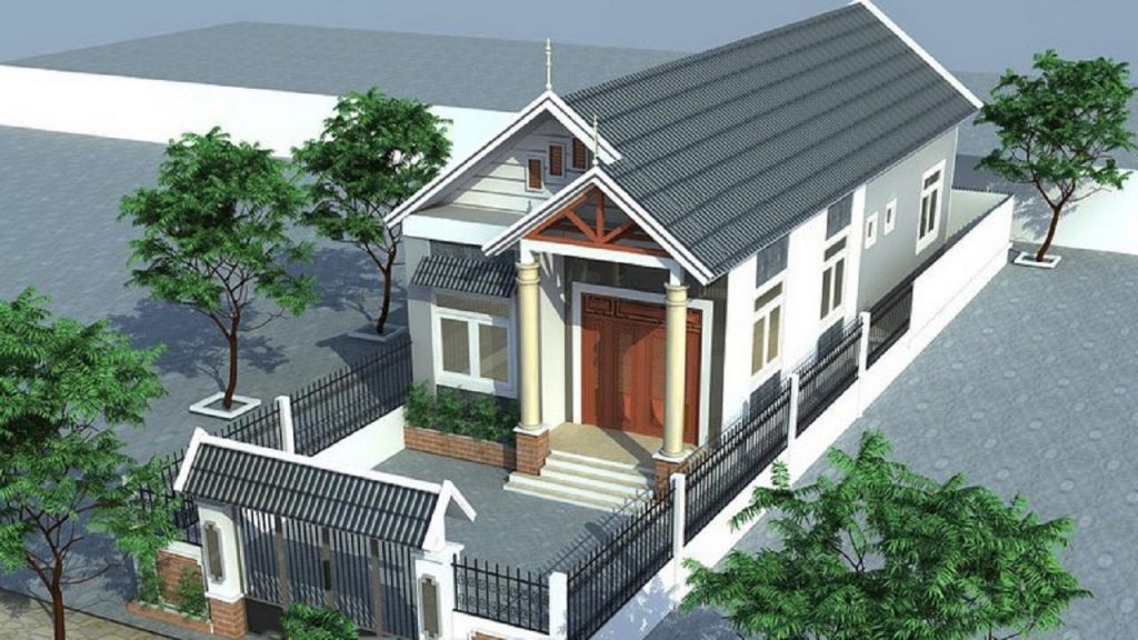 Nhà cấp 4 mái thái đẹp, đơn giản