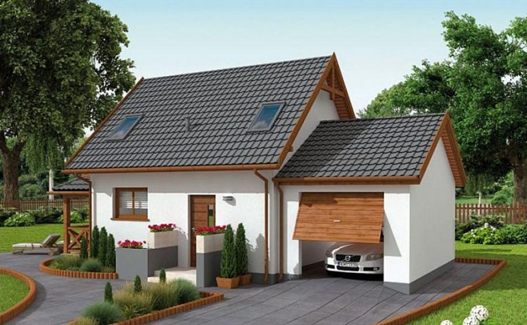 Mẫu nhà cấp 4 mái Thái kiểu Tây