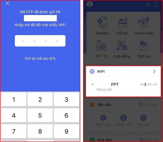 Hướng dẫn cách đổi mật khẩu wifi FPT trên điện thoại