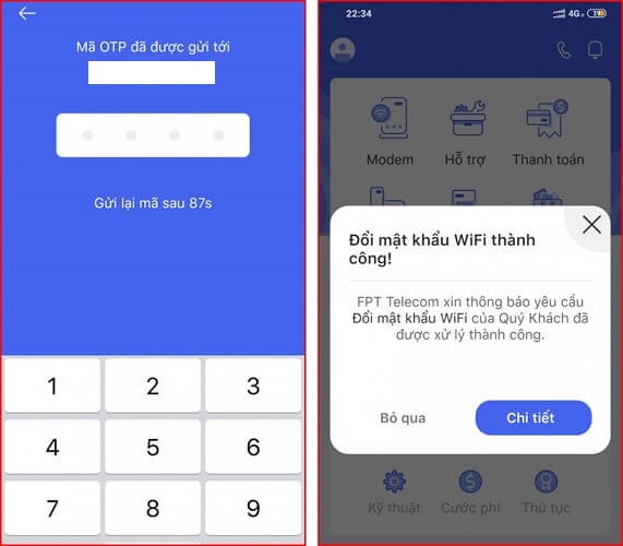 Hướng dẫn cách đổi mật khẩu wifi FPT trên điện thoại