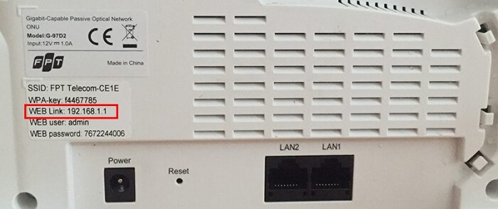 Hướng dẫn cách đổi mật khẩu wifi FPT trên máy tính