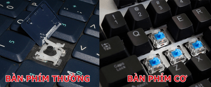 Bàn phím cơ khác gì bàn phím thường?