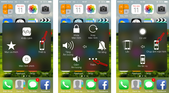 Cách chụp màn hình điện thoại iPhone