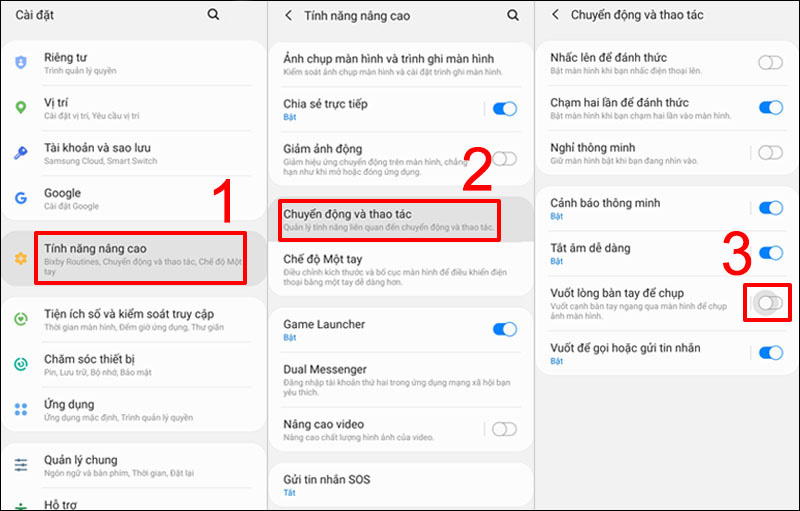 Cách chụp ảnh màn hình Samsung