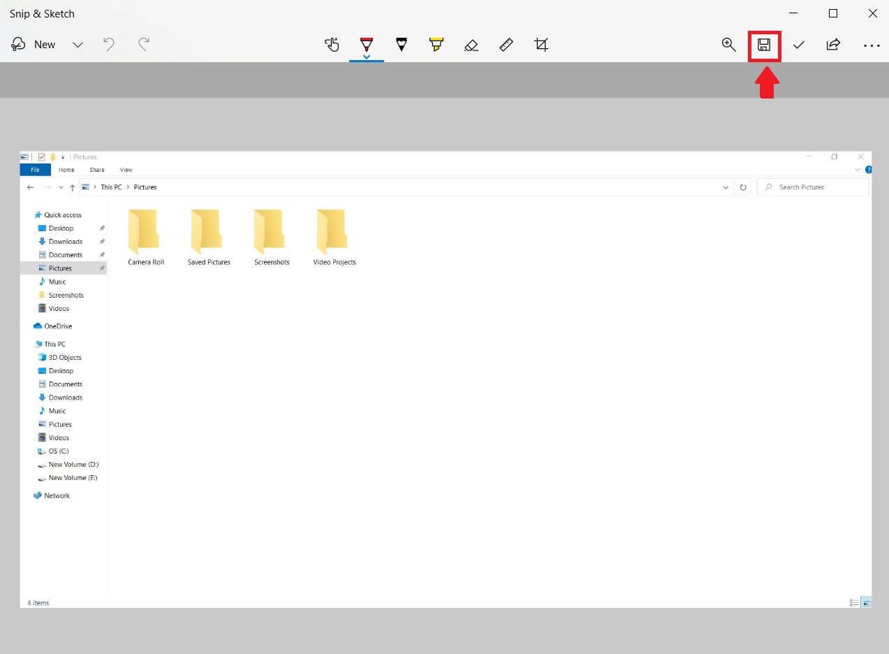 Cách chụp màn hình máy tính trên Win 10 với Snip & Sketch