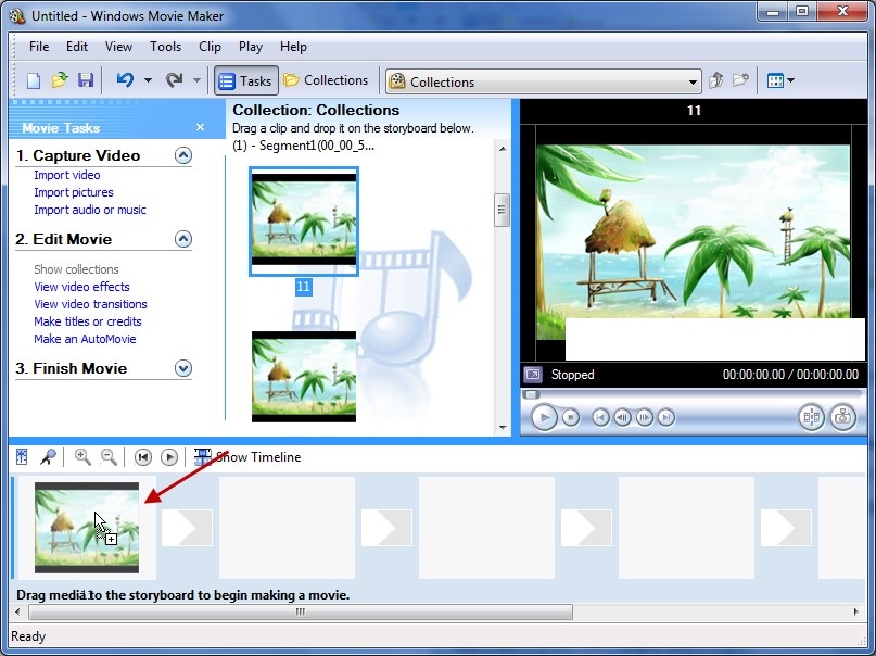 Cách ghép nhạc vào ảnh, hình trên PC với Windows Movie Maker