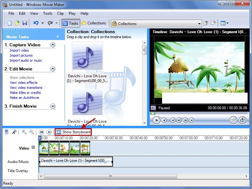 Cách ghép nhạc vào ảnh, hình trên PC với Windows Movie Maker