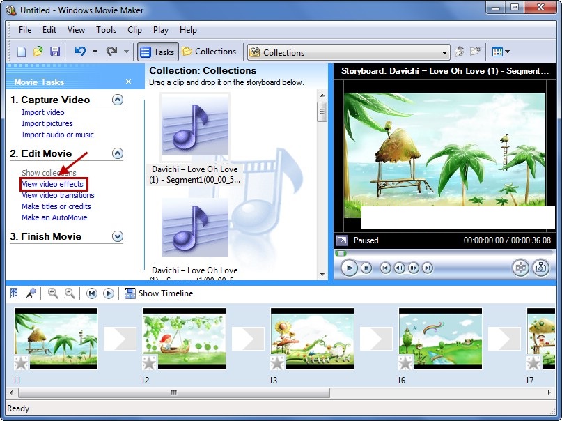 Cách ghép nhạc vào ảnh, hình trên PC với Windows Movie Maker