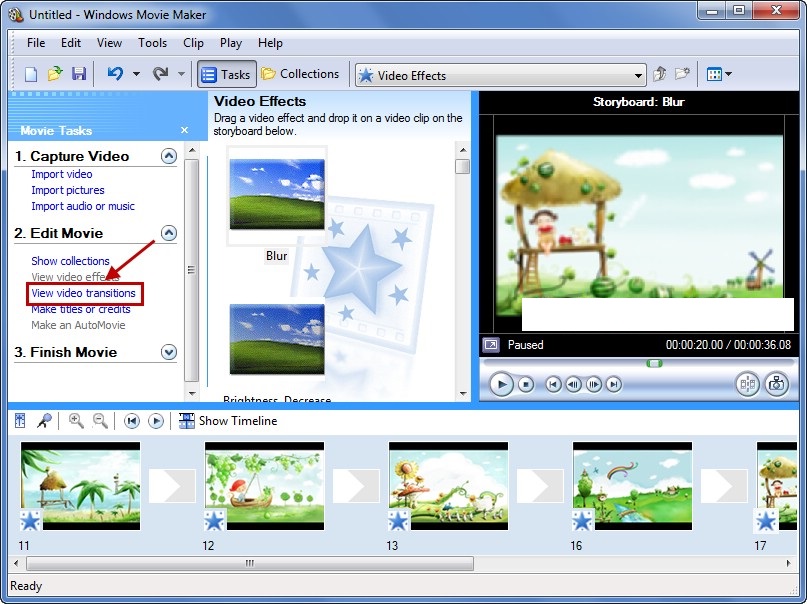 Cách ghép nhạc vào ảnh, hình trên PC với Windows Movie Maker