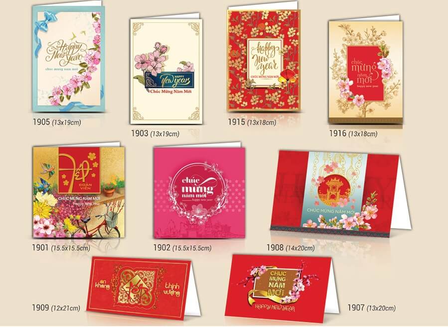 thiệp chúc Tết Giáp Thìn