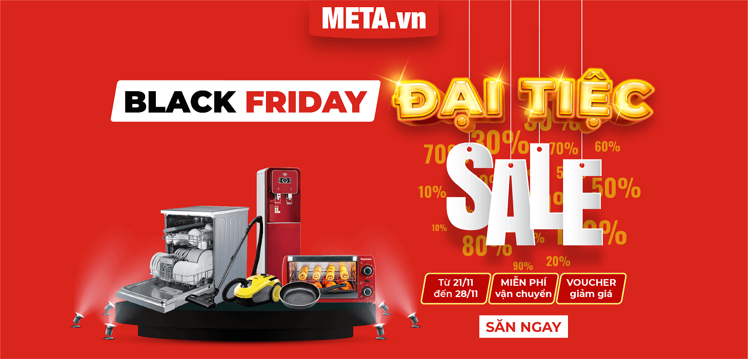 Đại tiệc Sale Black Friday tại META.vn