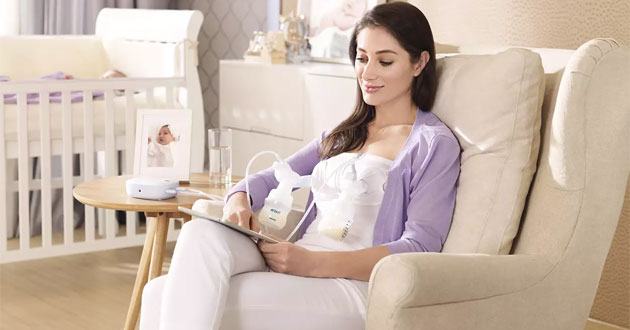 Máy hút sữa Philips Avent đôi 303.01 Máy hút sữa Philips Avent đôi 303.01
