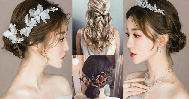 Top 156+ kiểu tóc cô dâu đơn giản