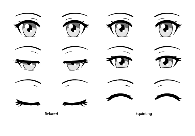 Cách vẽ mắt anime đơn giản cho nhân vật nam
