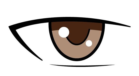 Vẽ mắt anime đơn giản