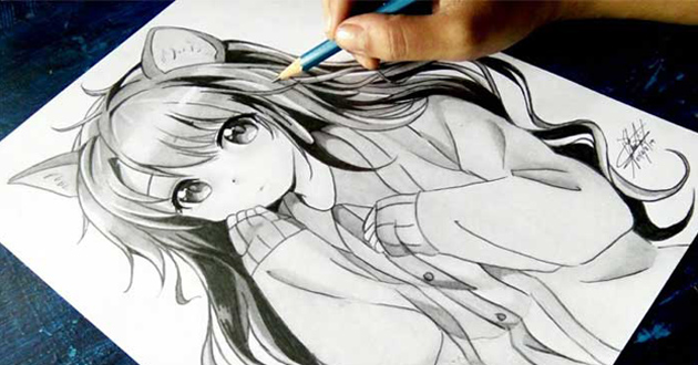 Tải Hình Vẽ Anime Đơn Giản Cho Nam Nữ Cute Dễ Vẽ 2023