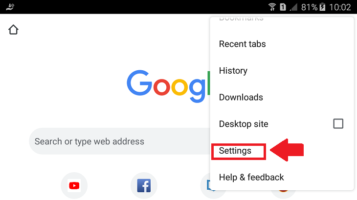 Hướng dẫn chặn quảng cáo Google Chrome trên Android